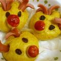 ☆chanrii☆★'s cooksnap of when they made メリークリスマス☆赤鼻トナカイの肉まん.