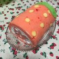 mir0's cooksnap of when they made デコロールケーキ☆いちご模様.