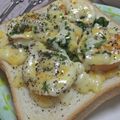ゆけり３兄弟's cooksnap of when they made 簡単☆茹でたまごトースト.
