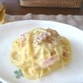 kotayu's cooksnap of when they made とろ～り簡単！コクのあるカルボナーラ.