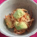 めりるる's cooksnap of when they made 人参・アボカド・ひよこ豆の塩レモンサラダ.