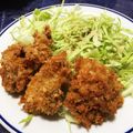 クック302VKP☆'s cooksnap of when they made だれでも簡単！大～きなカキフライの作り方.