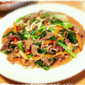 クック漣ちゃん's cooksnap of when they made 牛肉と小松菜のオイスター炒め♪.