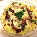 caruga's cooksnap of when they made カレーの残りで★ポテトグラタン.
