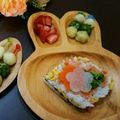 夏冬ママ's cooksnap of when they made 初節句♡離乳食でひなまつり♪（後期）.