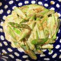 ミッキー8139's cooksnap of when they made もう一品♪アスパラのマヨ☆ごまあえ.