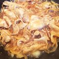 sacchiino's cooksnap of when they made ♡豚バラしゃぶ肉で生姜焼き♡.