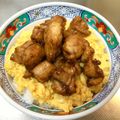 kirikri's cooksnap of when they made とろふわ卵と照焼きチキンの親子丼.