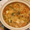 skywalkerK's cooksnap of when they made あんにゃのうま辛い鍋＆土鍋ご飯.