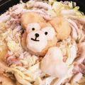 かおりとめい's cooksnap of when they made 大根おろしアート de ダッフィー♡.