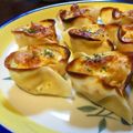 でこなぎ's cooksnap of when they made ✩エビとカニカマの餃子カップ✩.