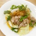反省堂書店（のぐち）'s cooksnap of when they made 豚とキャベツのレンジ蒸しおろしポン酢.