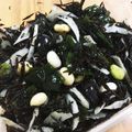 マナとエミ's cooksnap of when they made わかめ、大豆、ひじきのぽん酢サラダ.