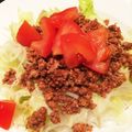 paeckchen's cooksnap of when they made タコライス.