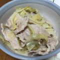 アキーアラック's cooksnap of when they made 一人暮らしの夕食その２：豚バラ肉の酒蒸し.