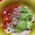 muumi☆'s cooksnap of when they made トマトとアボカドの冷やしうどん.