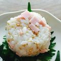kaokaofood's cooksnap of when they made ☆醤油ゴマと魚肉ソーセージ おにぎり.