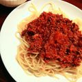 なっちゃん❀'s cooksnap of when they made トマト缶で簡単！ミートソースパスタ★.
