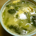 maruru-nn's cooksnap of when they made 朝の卵、ほうれん草、海苔のお味噌汁.
