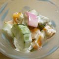 maruru-nn's cooksnap of when they made キュウリとかまぼこにマヨ+本わさび.