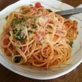クックI9P2P1☆'s cooksnap of when they made 簡単！とろけるチーズのトマトソースパスタ.