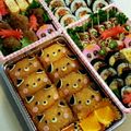 もこもこ☆まむ's cooksnap of when they made 運動会に♪お稲荷ワンちゃん＊行楽キャラ弁.