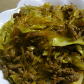 maruru-nn's cooksnap of when they made キャベツと春雨のそぼろ炒め～♪♪.