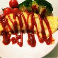 あむらび's cooksnap of when they made 朝食に！お手軽冷凍ほうれん草オムレツ.