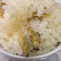 ふわニャンコ　's cooksnap of when they made あさりの炊き込み御飯.