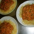 もりのりころ's cooksnap of when they made 節約簡単ヘルシー♬モヤシ入りミートソース.