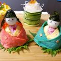 Naaaaa07's cooksnap of when they made ひな祭りのお寿司＊お雛様とてまり寿司.