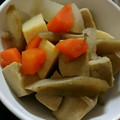 4double5's cooksnap of when they made 簡単 和食！ 根菜と 高野豆腐の煮物♪.