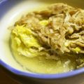 maruru-nn's cooksnap of when they made ＊ルクエde豚肉と白菜のすき煮＊.