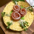 maruru-nn's cooksnap of when they made 薔薇サーモンのお寿司ケーキ.