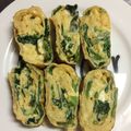 リエル2005's cooksnap of when they made お弁当に！ズボラ ほうれん草チーズ卵焼き.