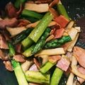 ズボラ二児母's cooksnap of when they made アスパラ ベーコンのバター醤油炒め.