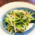 ういちゃんもー's cooksnap of when they made 豆苗とじゃこのかつお醤油マヨ.