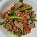 もんぺ母さん's cooksnap of when they made 免疫アップ★豚肉と、にんにくの芽炒め～❤.
