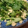 群馬で単身赴任中！'s cooksnap of when they made 菜の花の卵炒め.