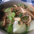 みー３２'s cooksnap of when they made 豚挽き肉とレタスのシャキシャキ炒め.