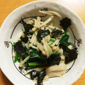 ちーみーゆー's cooksnap of when they made ほうれん草とえのきの海苔おひたし.