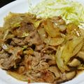 苺豚♪'s cooksnap of when they made 豚こまでスタミナ生姜焼き丼.
