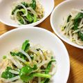 ぽちこ（マイ）'s cooksnap of when they made ♡ニラとモヤシの和え物♡.