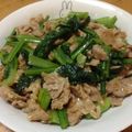 Yuzuhazu08's cooksnap of when they made 豚肉と小松菜の和風炒め.