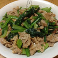 Yuzuhazu08's cooksnap of when they made 豚肉と小松菜の和風炒め.