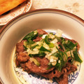٩꒰｡•◡•｡꒱۶'s cooksnap of when they made 長ネギを丸ごと1本！ネギ塩ダレ焼肉！.