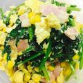 mikoキッチン's cooksnap of when they made ほうれん草とベーコンの炒め物.