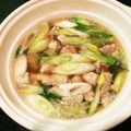 ちょこび☆☆'s cooksnap of when they made 白ねぎと鶏モモ肉だけ☆一人鍋.