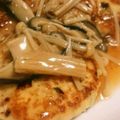 futamyu's cooksnap of when they made 簡単ヘルシー♪和風豆腐ハンバーグ.