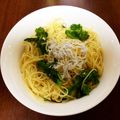 エターナルライス's cooksnap of when they made シラスと菜の花のスパゲッティ.